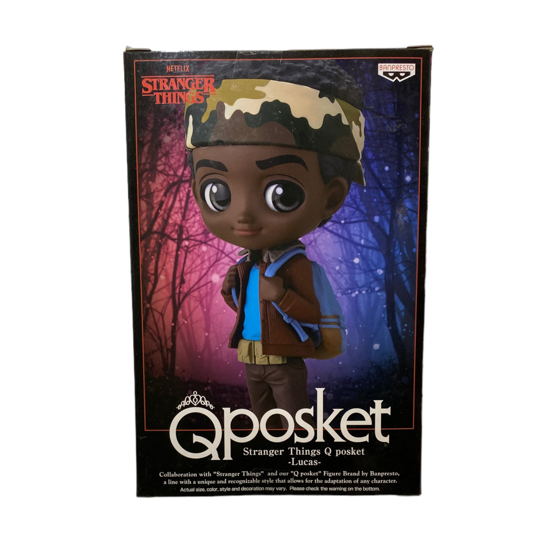 Banpresto Stranger Things Lucas Q posket Figure