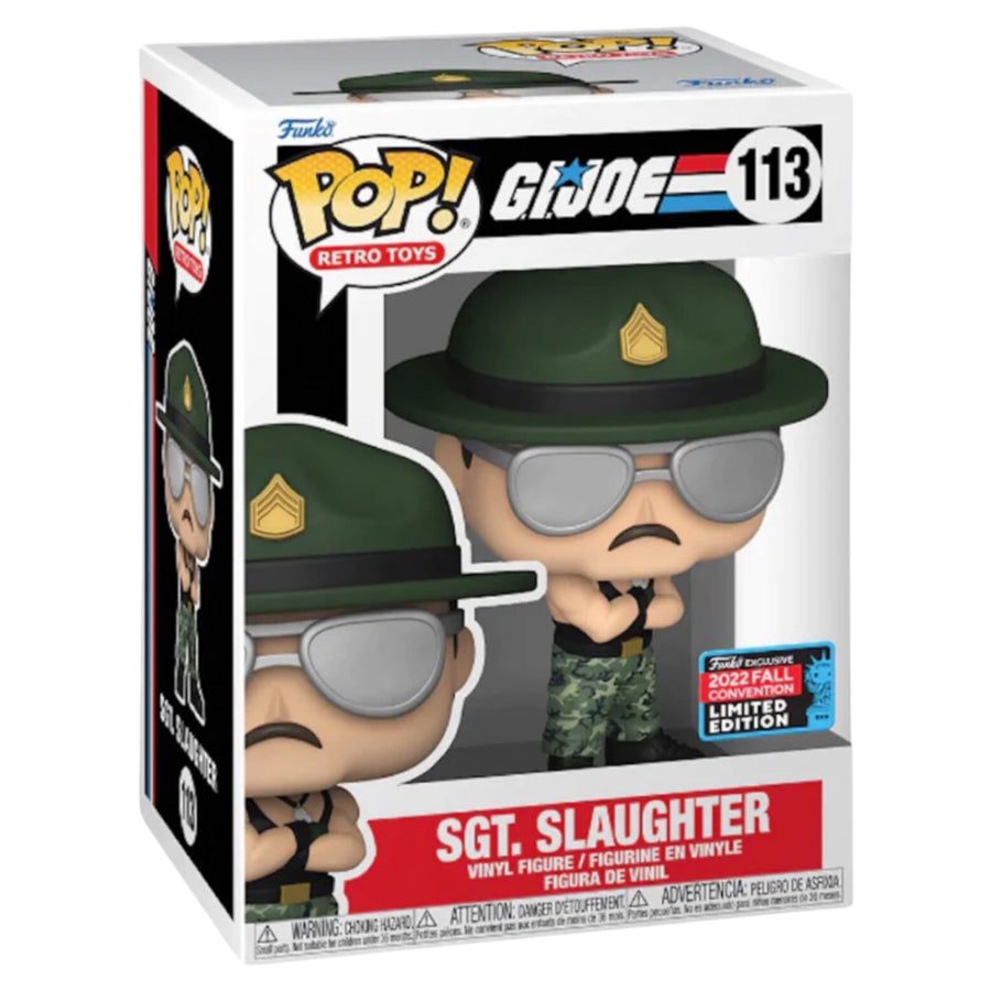 G.I.Joe #113 SGT. Slaughter 2022 Fall Convention Funko Pop