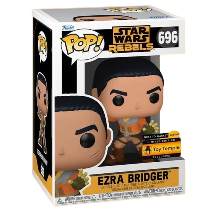 Star Wars #696 Ezra Bridger Toy Temple Exclusive Funko Pop Preorder