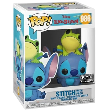 Disney #986 Stitch With Frog FYE Exclusive Funko Pop