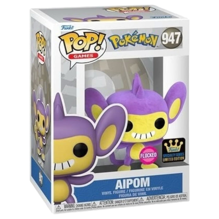 Pokémon #947 Aipom Flocked Specialty Series Funko Pop