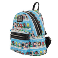 Loungefly DC Superheroes Chibi Lineup Mini Backpack