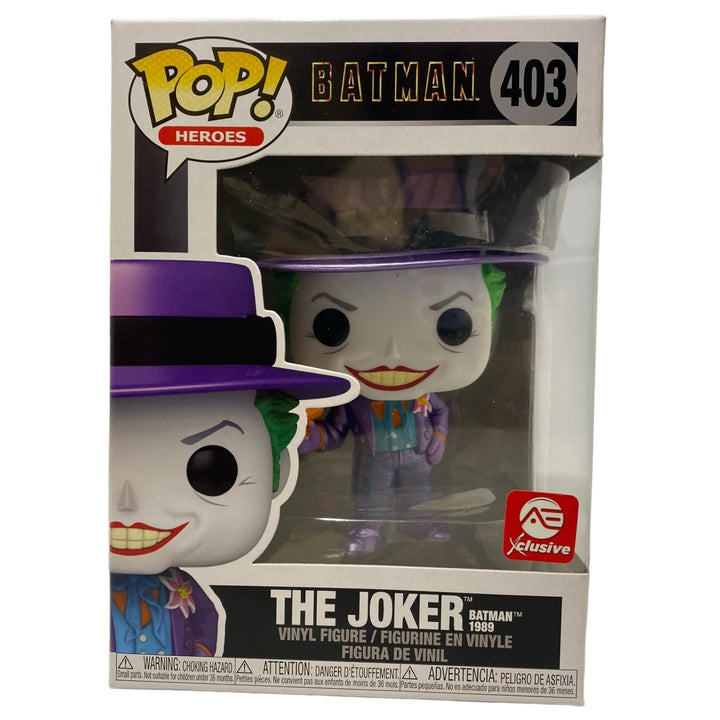 DC #403 The Joker Batman 1989 AE Exclusive Funko Pop