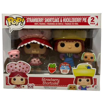 Strawberry Shortcake & Huckleberry Pie 2 Pack 2016 New Year Comic Con Scented Limited Edition Funko Pop (Imperfect Box)