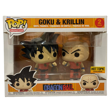 Dragon Ball Goku & Krillin Hot Topic Exclusive Funko Pop