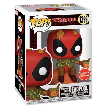 Marvel #1299 Pumpkin Spice Deadpool Gamestop Exclusive Funko Pop