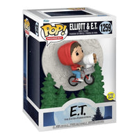 E.T #1259 Elliott & E.T Glows In The Dark Funko Pop Moment
