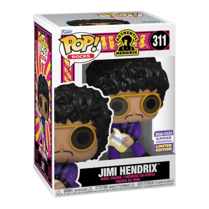 Rocks #311 Jimi Hendrix 2023 Summer Con Limited Edition Funko Pop
