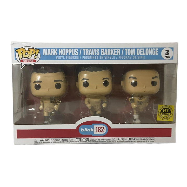 Blink 182 Mark Hoppus/ Travis Barker/ Tom Delonge Funko Pop 3 Pack