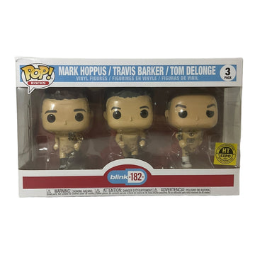 Blink 182 Mark Hoppus/ Travis Barker/ Tom Delonge Funko Pop 3 Pack