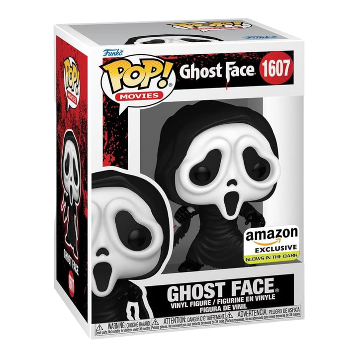 Movies #1607 Ghost Face GITD Amazon Exclusive Funko Pop
