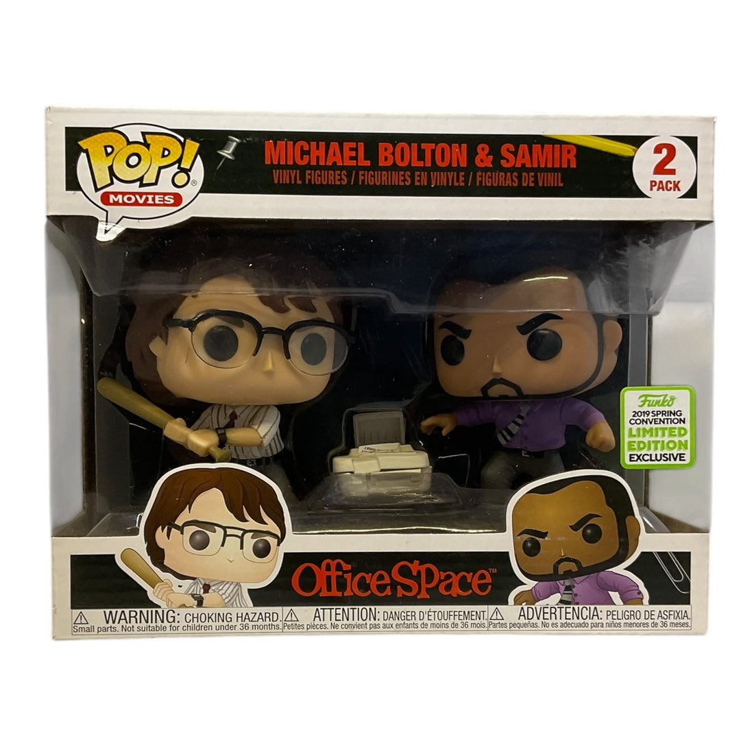 Office Space Michael Bolton & Samir 2 Pack (Imperfect Box)
