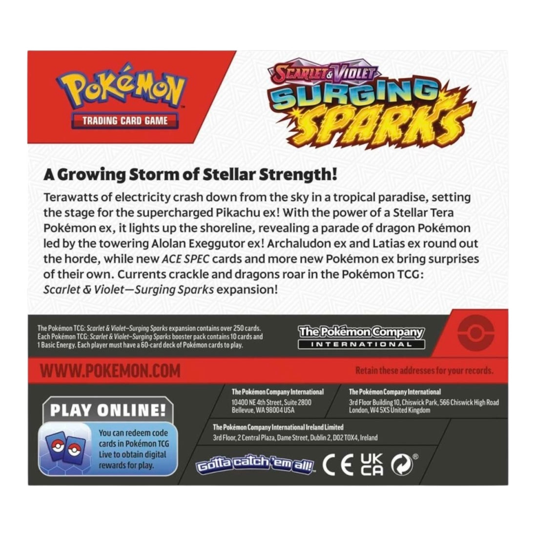 Pokémon TCG: Scarlet & Violet-Surging Sparks Booster Display Box (36 Packs)