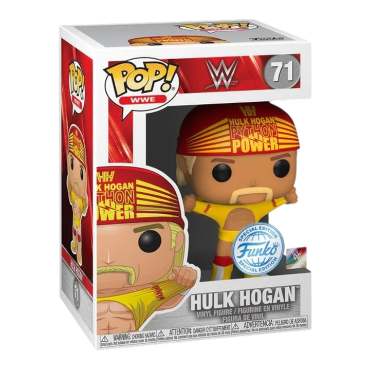 WWE #71 Hulk Hogan Special Edition Funko Pop