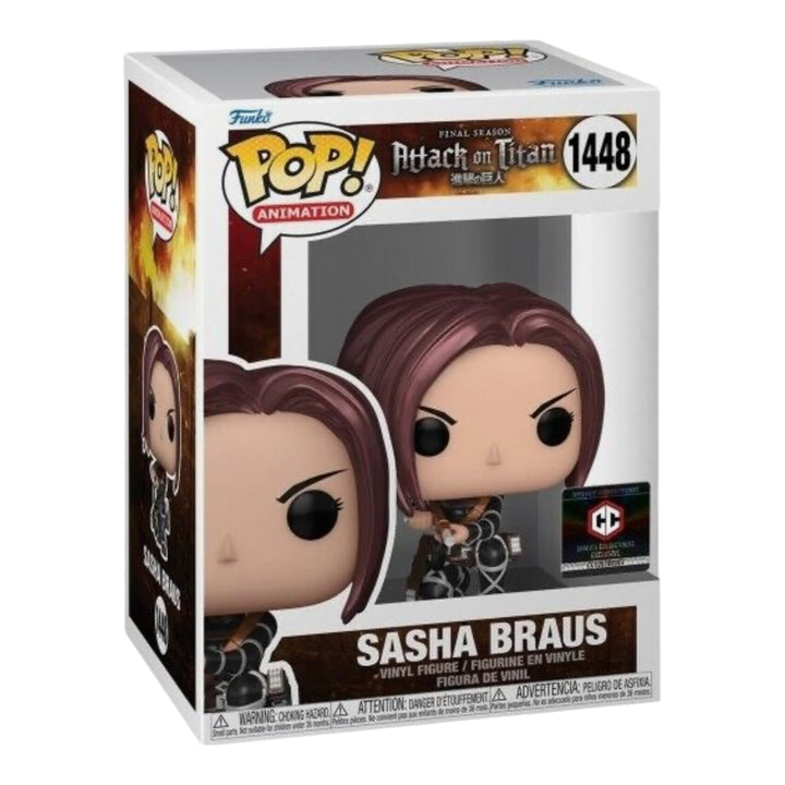 Attack On Titan #1448 Sasha Braus Chaice Collectibles Exclusive Funko Pop