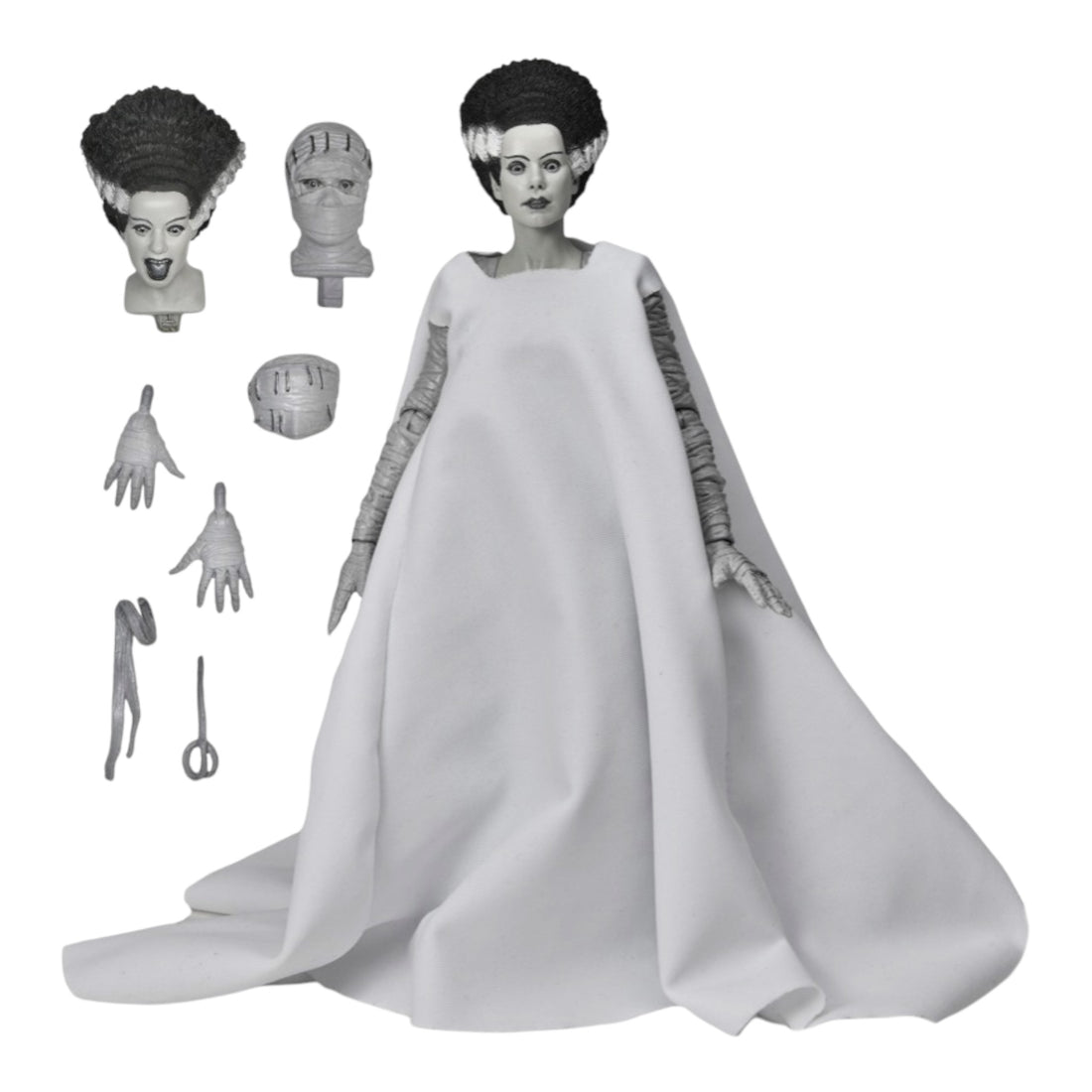 Neca Universal Monsters Bride of Frankenstein (B&W) Ultimate 7" Scale Action Figure