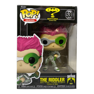 DC Batman Forever #530 The Riddler Funko Pop (Imperfect Box)