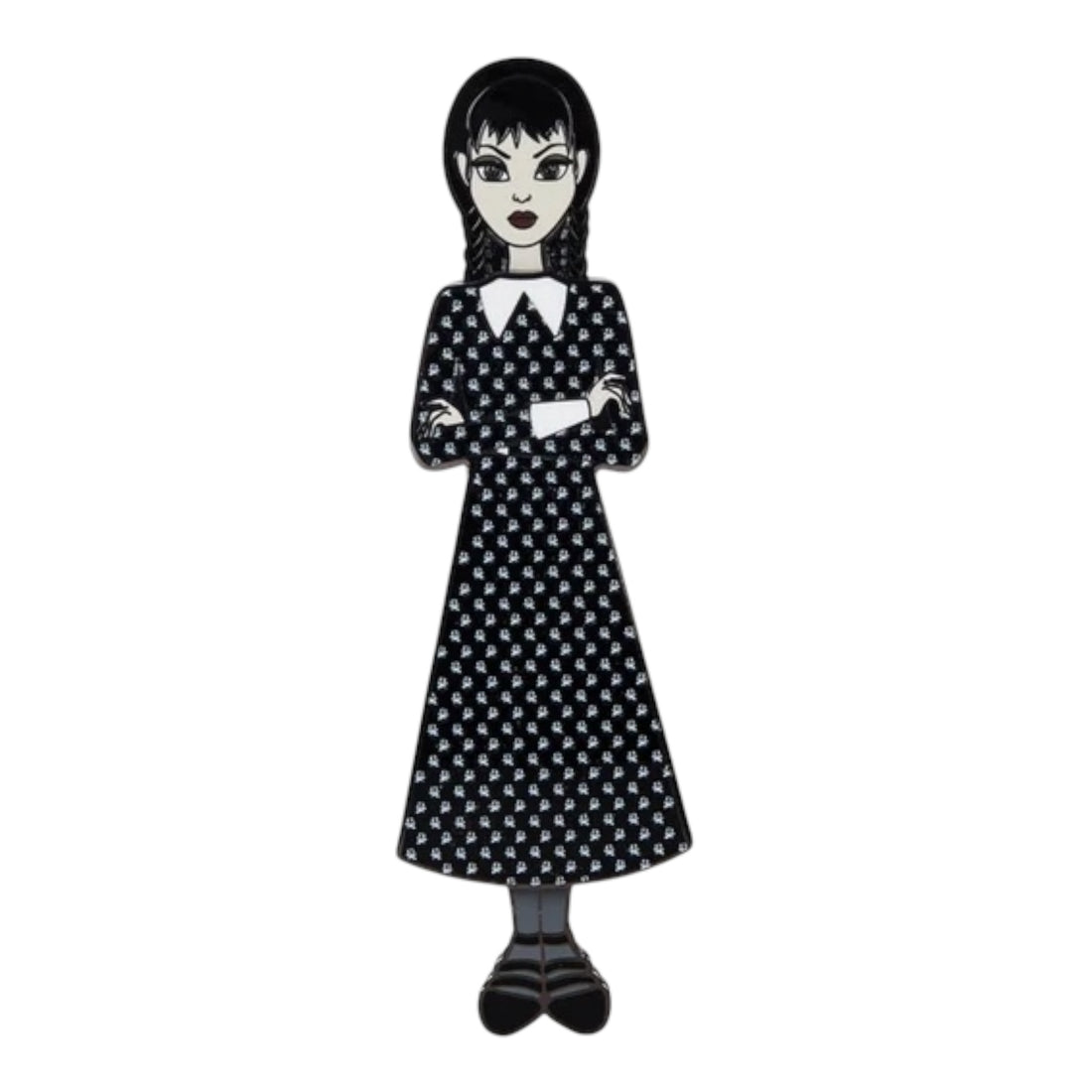Loungefly MGM Wednesday Addams Paper Doll Pin