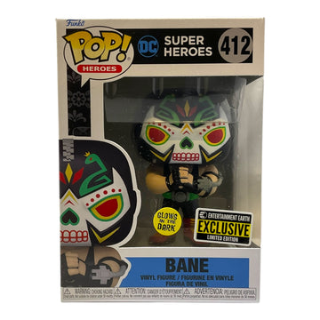 DC #412 Bane GITD Entertainment Earth Funko Pop (Imperfect Box)