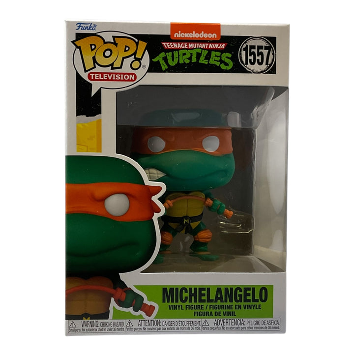 TMNT #1557 Michelangelo Funko Pop (Imperfect Box)