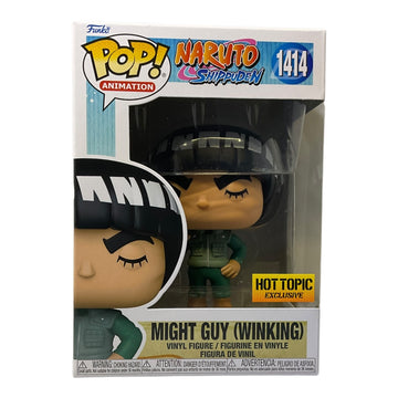 Naruto Shippuden #1414 Might Guy (Winking) Hot Topic Exclusive Funko Pop