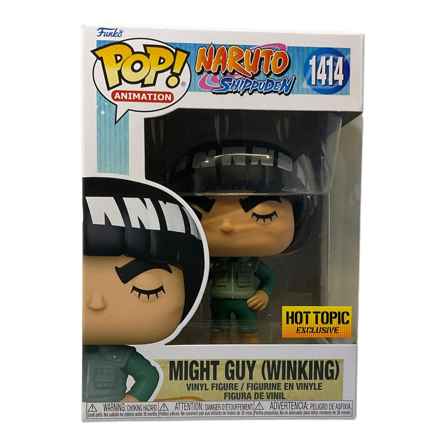 Naruto Shippuden #1414 Might Guy (Winking) Hot Topic Exclusive Funko Pop