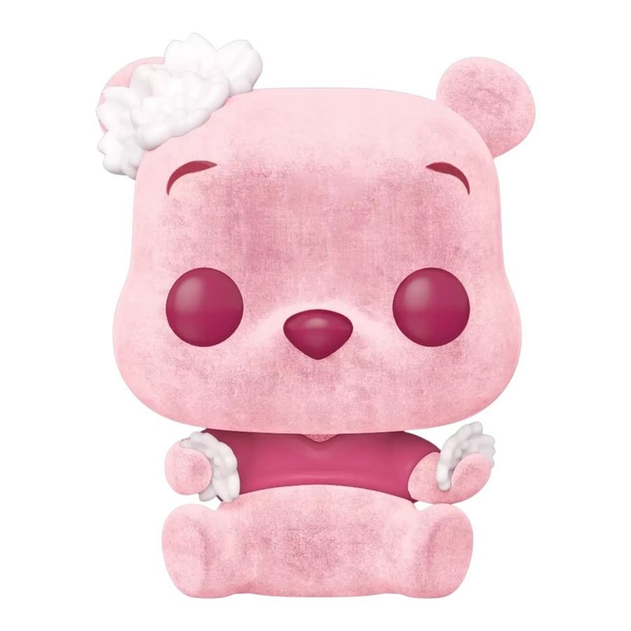 Disney #1250 Winnie The Pooh Flocked Hot Topic Exclusive Funko Pop