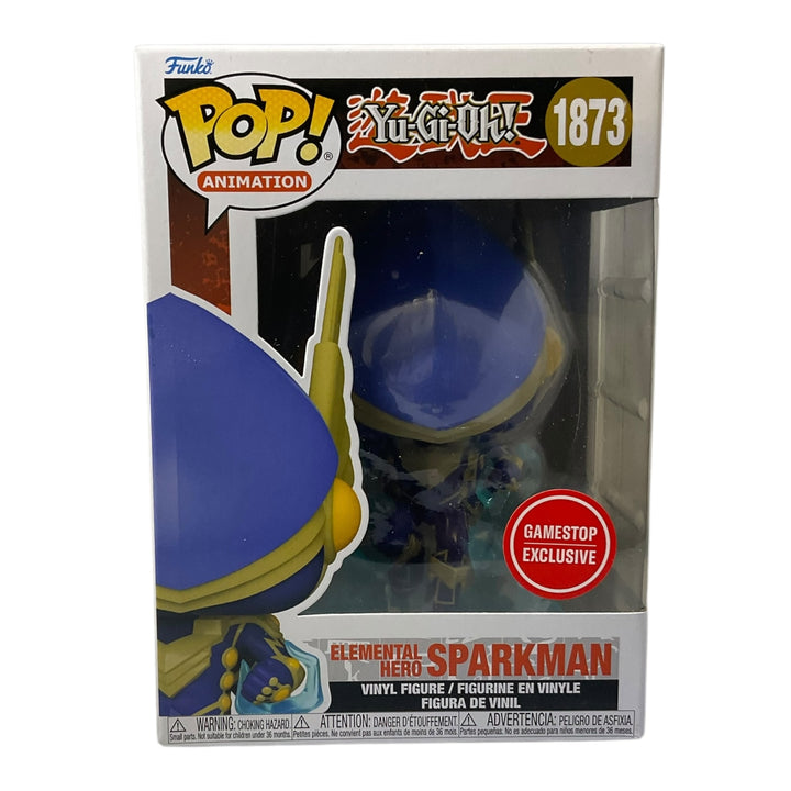 Yu-Gi-Oh #1873 Elemental Hero Sparkman Gamestop Exclusive Funko Pop 