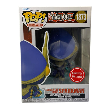 Yu-Gi-Oh #1873 Elemental Hero Sparkman Gamestop Exclusive Funko Pop 