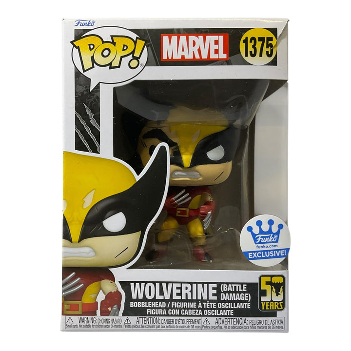 Marvel #1375 Wolverine (Battle Damage) Funko Exclusive Funko Pop