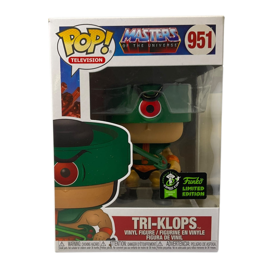 Masters of the Universe #951 Tri-Klops - ECCC Exclusive (Con Sticker) Funko Pop