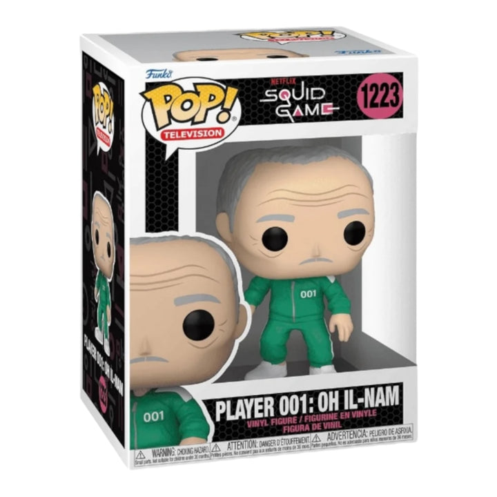 Squid Game #1223 Player 001: Oh ll-Nam Funko Pop