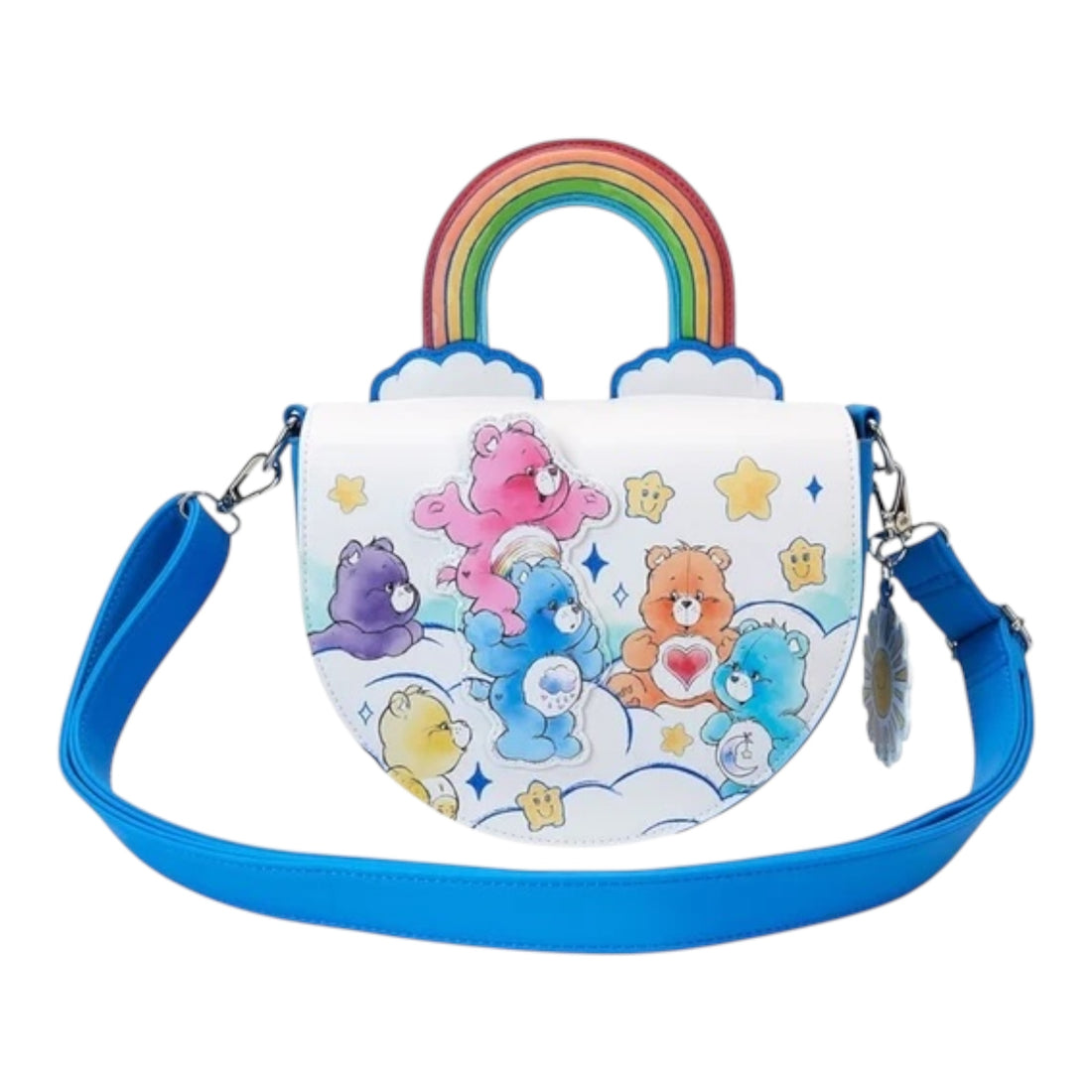 Loungefly Care Bears Rainbow Handle Crossbody