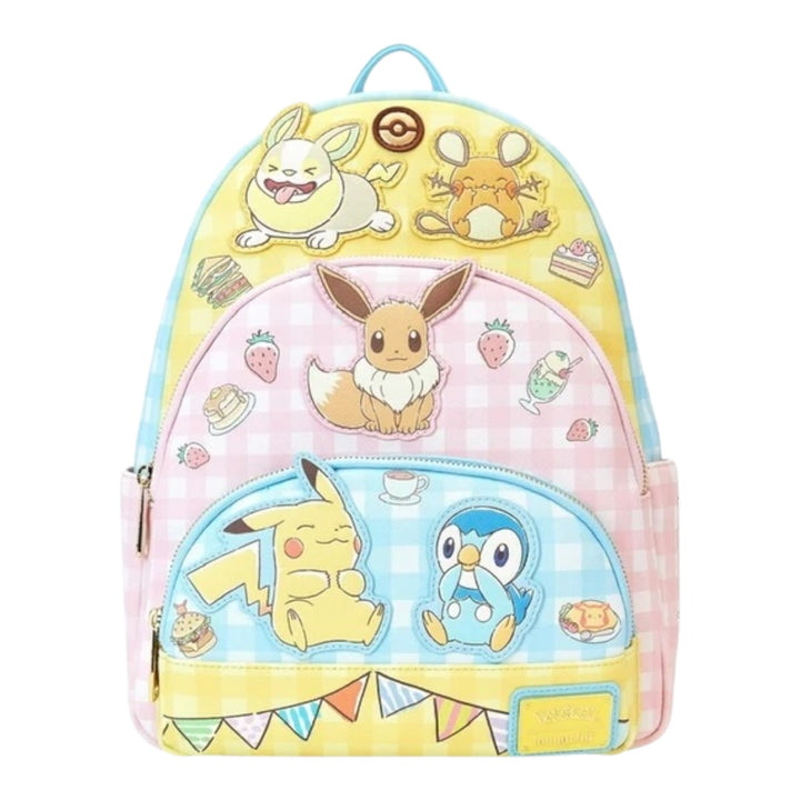 Loungefly Pokemon Cafe Triple Pocket Backpack