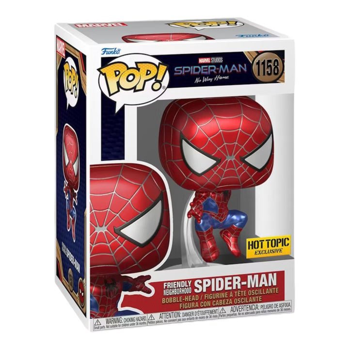 Marvel #1158 Friendly Neighborhood Spider-Man Hot Topic Funko Pop