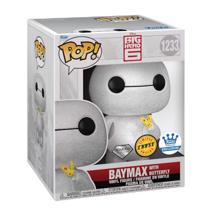 Disney #1233 Baymax With Butterfly Chase Funko Exclusive Funko Pop
