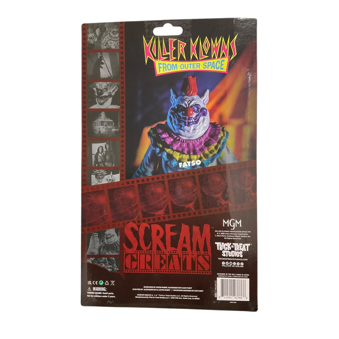 Killer Klowns From Outer Space Fatso 8" Scale Figure (Imperfect Box)