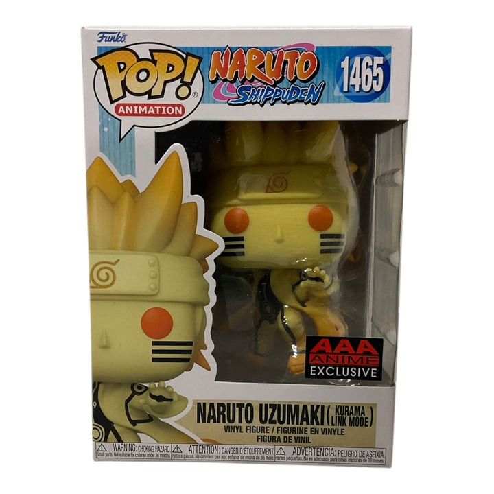Naruto Shippuden #1465 Naruto Uzumaki (Kurama Link Mode) AAA Exclusive Funko Pop