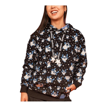 Loungefly Disney Stitch Ghost Hooded Sweatshirt (ExDisplay)