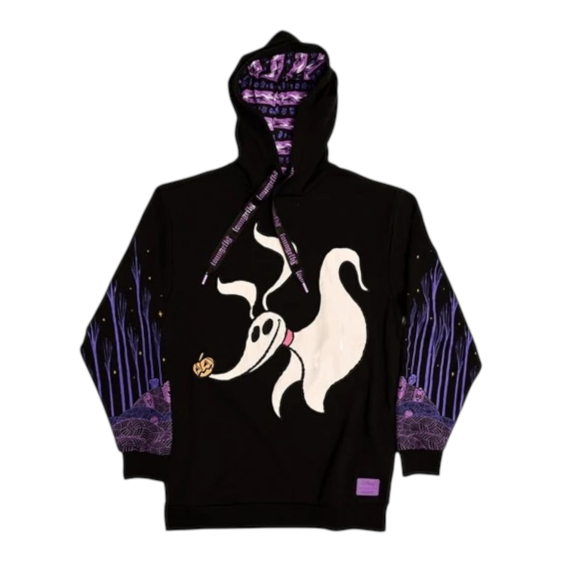 Loungefly Nightmare Before Christmas Zero Hearts Unisex Small Hoodie (Exdisplay)