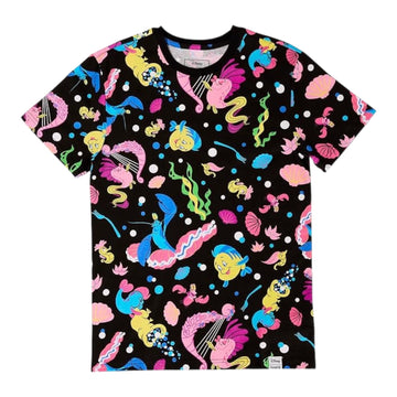 Loungefly Disney The Little Mermaid 35th Anniversary Life Is The Bubbles Small Tee Shirt (Exdisplay)