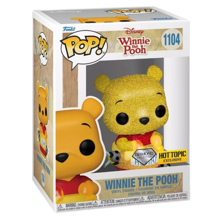 Disney #1104 Winnie The Pooh Diamond Hot Topic Exclusive Funko Pop