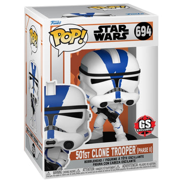 Star Wars #694 501st Clone Trooper (Phase II) Gamestop Exclusive Funko Pop
