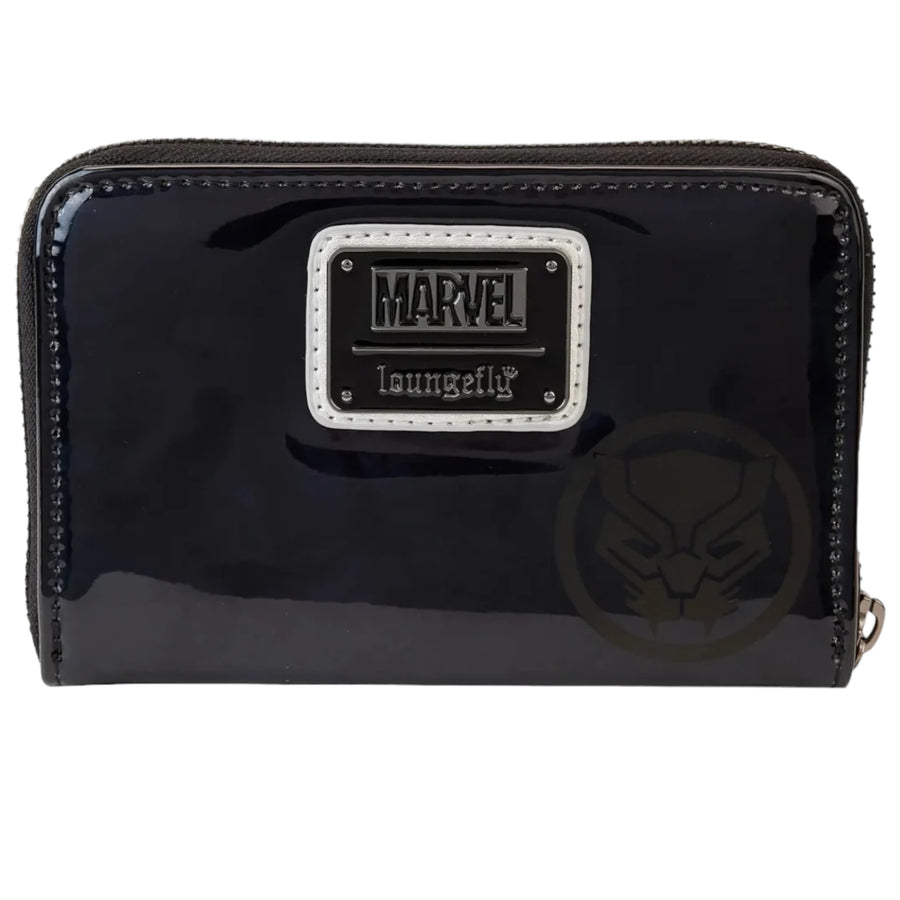 Loungefly Marvel Shine Black Panther Cosplay Zip Around Wallet