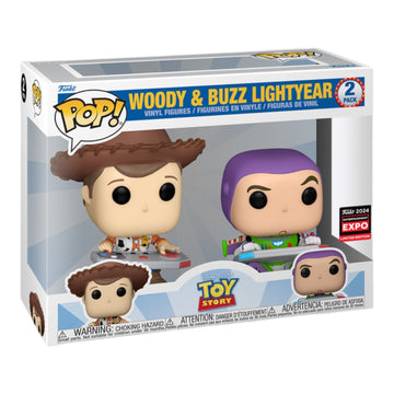 Disney Woody & Buzz Lightyear 2024 Chicago Expo Funko Pop 2 Pack