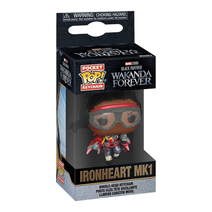 Marvel Wakanda Forever Ironheart MK1 Funko Pop Keychain