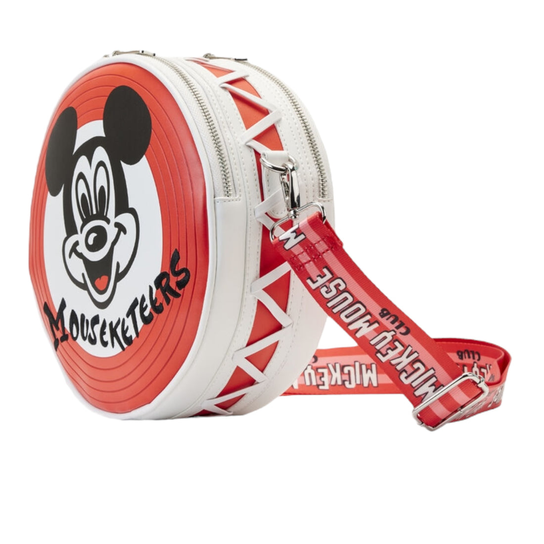 Loungefly Disney100 Mickey Mouseketeers Crossbody Bag with Ear Holder