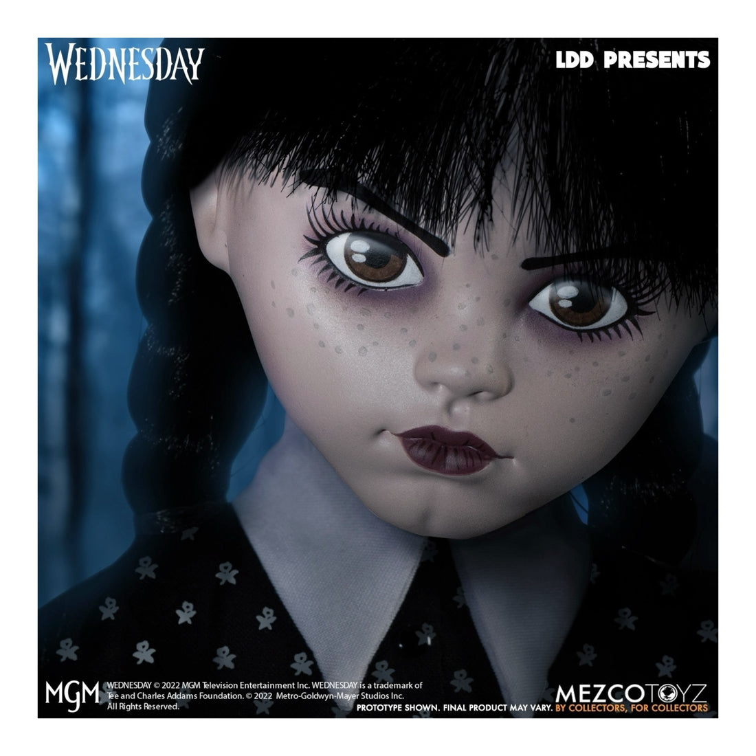 Living Dead Dolls Present The Addams Family  Wednesday Collectible Figure