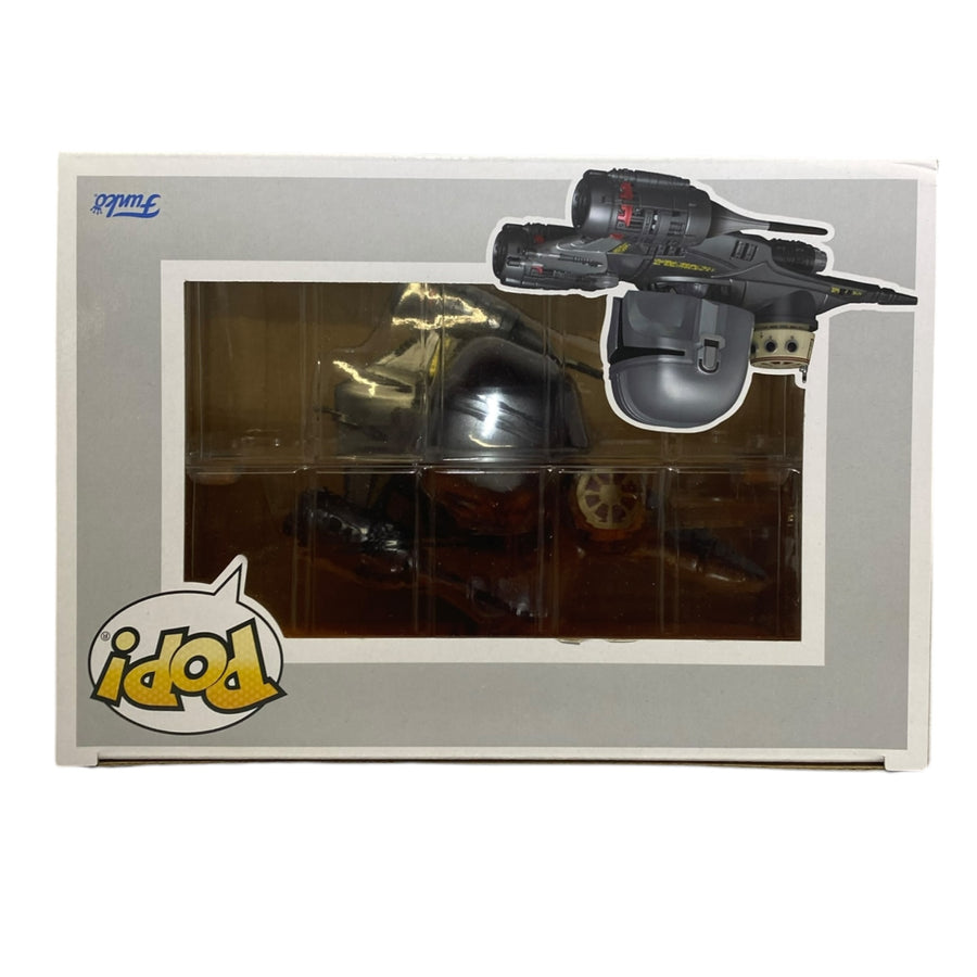Star Wars #670 The Mandalorian In N-1 Starfighter (With R5-D4) Funko Pop (Imperfect Box)