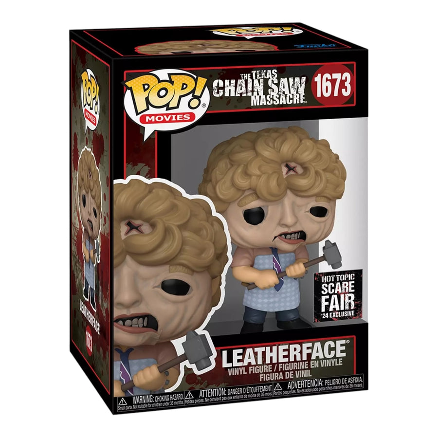 The Chainsaw Massacre #1673 Leatherface Hot Topic Scare Fair Exclusive Funko Pop (Imperfect Box)